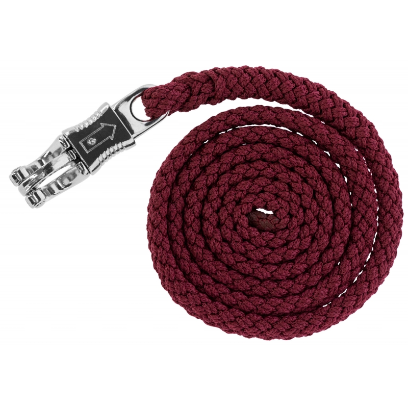 Halstertouw Supreme met - paniekhaak bordeaux - 328240
