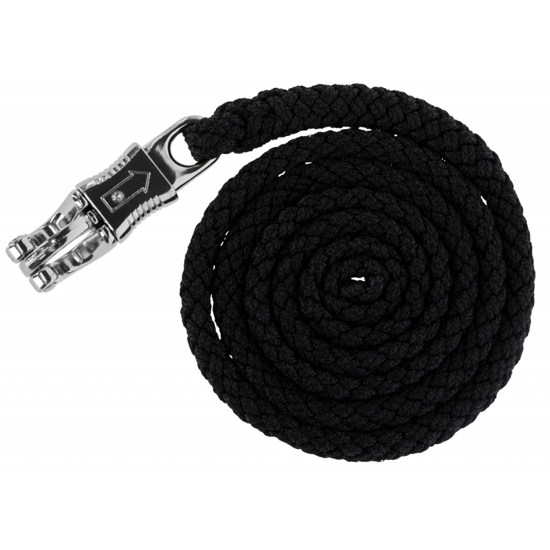 Halstertouw Supreme met - paniekhaak black - 328242