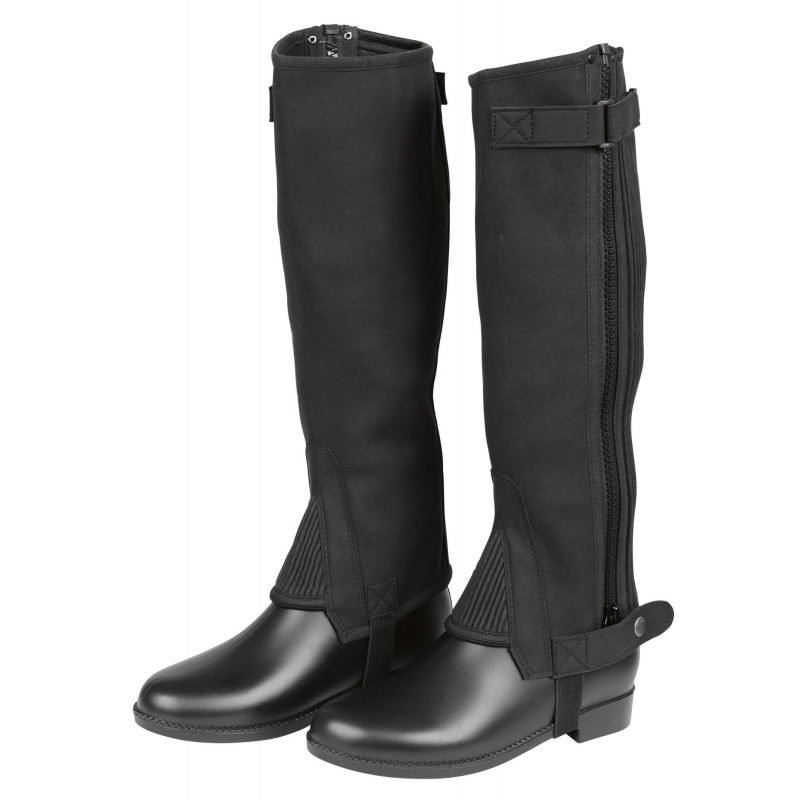 Minichaps ClassicStretch - zwart, maat 128 - 328770