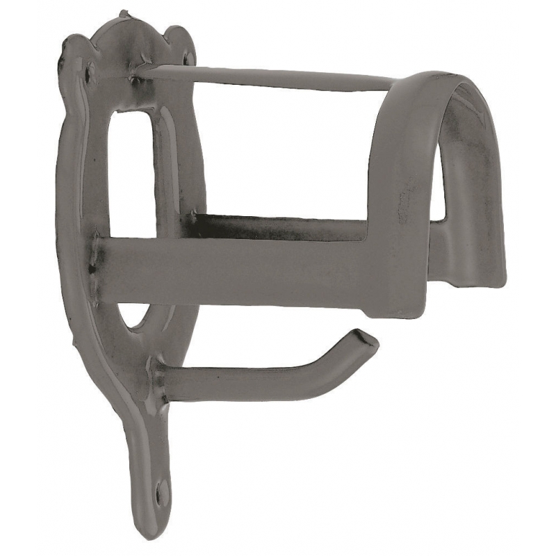 Porte bridon m&eacute;tal gris - 32885