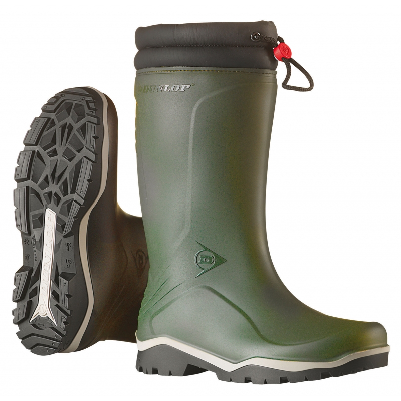 Dunlop Blizzard maat 45 pvc winterlaars, donkergroen - 34859