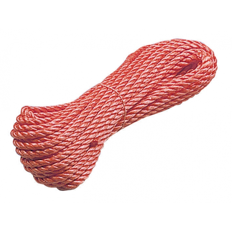 Corde polyester 6mm, orange - 375