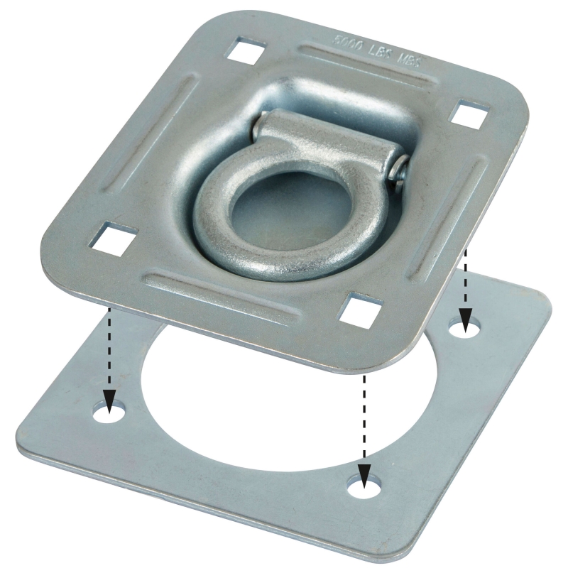Cuvette d'arrimage 124 X 114 X3mm - 37603