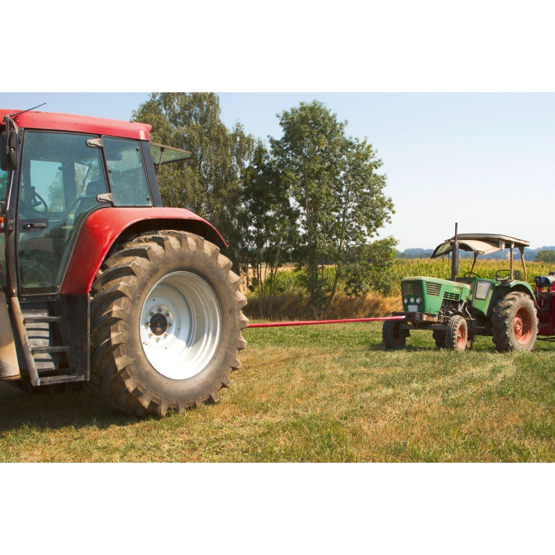Sleeptouw 6m, 35t scheurvastheid, rood - 37706