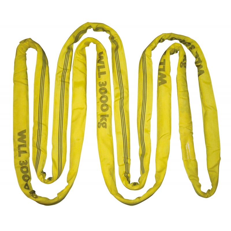 Elingue cravate 3m, jaune - 37733