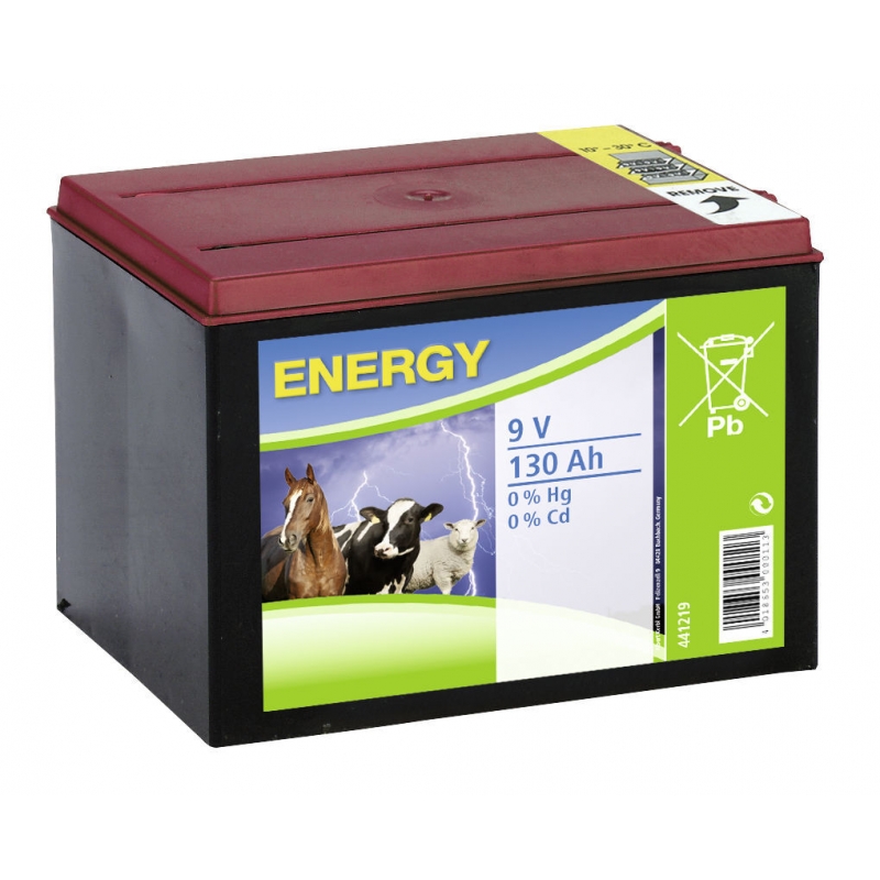 Spec. droge batterij 130 Ah neutraal etiket - 441219