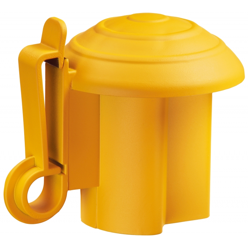 Isolateur de t&ecirc;te pour T-Post jaune - 441268
