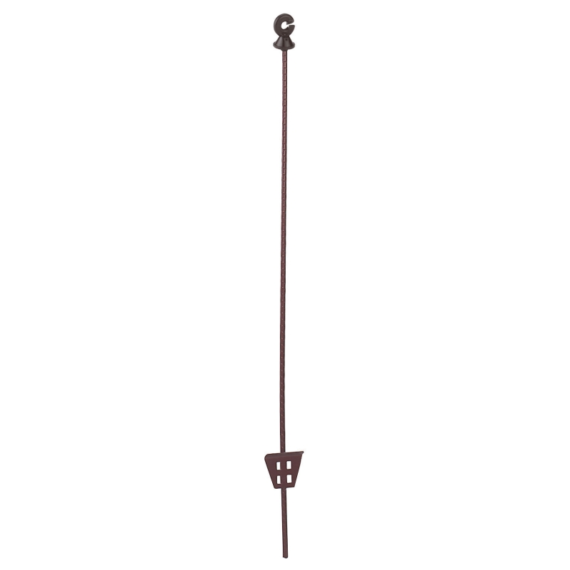 Piquet fer ovale 103cm 11x5mm avec iso annulaire - 441456