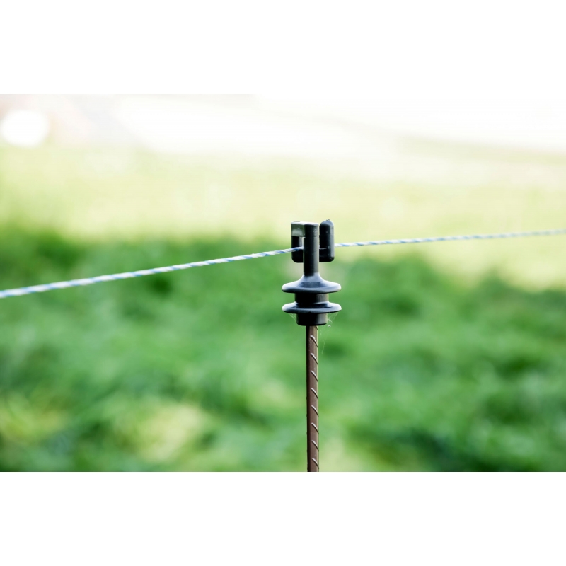 Piquet acier ovale 105cm + iso lateur 441317 - 441457