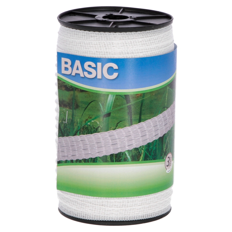 Basic Classe-weidelint, 200m 10mm, wit, 4x0,16 Niro - 441520
