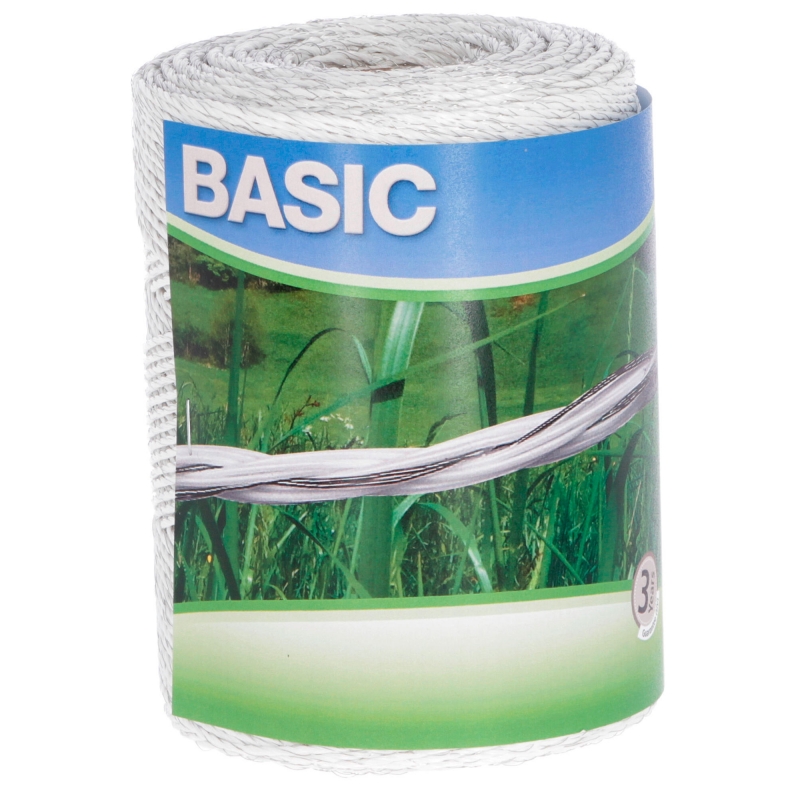 Basic Classe litze, wit, 500m, 3 x 0,16 Niro - 441598