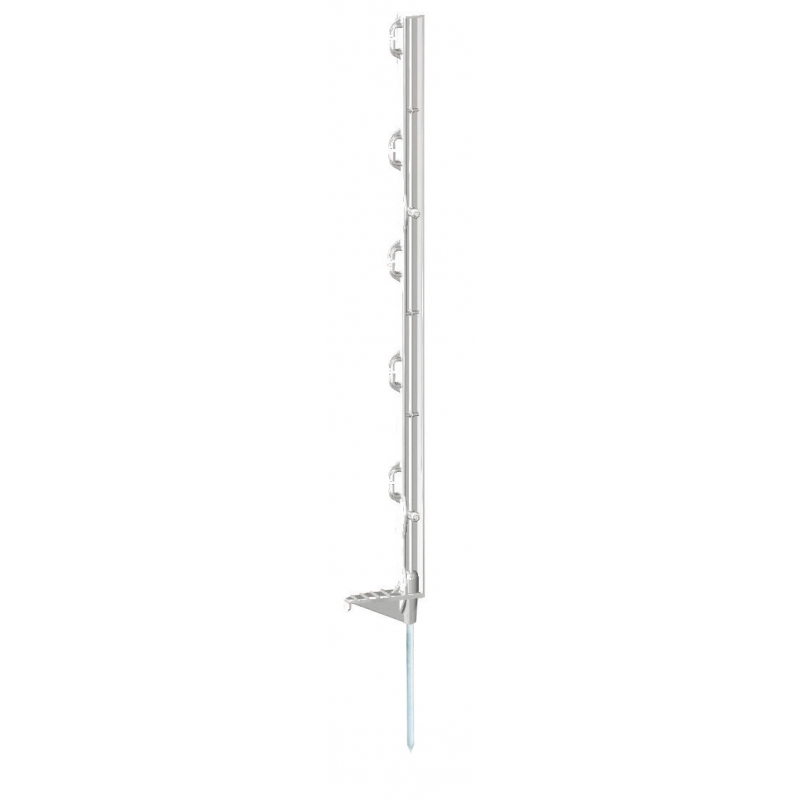 Piquet Eco plastique 70cm blanc - 441810