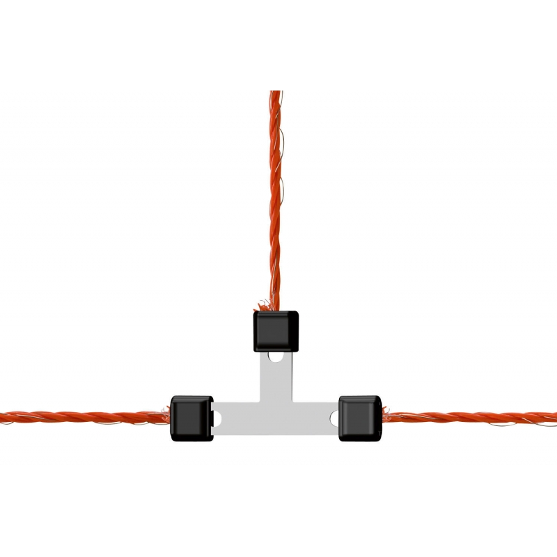 Litzclip litze-T-verbinder 3 mm, verzinkt, 5 stuks - 442015-056