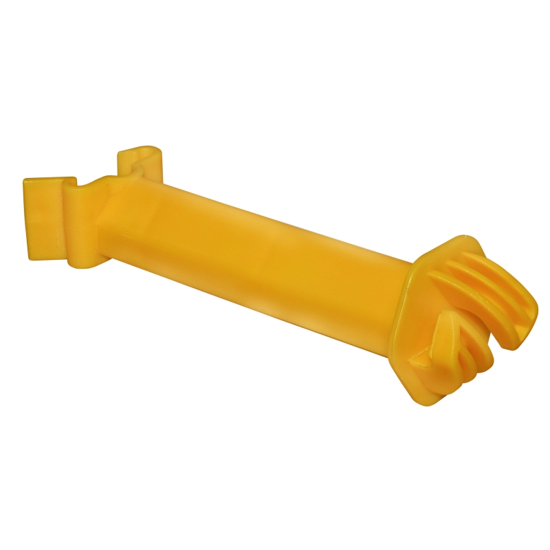 Isolateur &eacute;carteur 12,5cm jaune pour T-Post - 442344