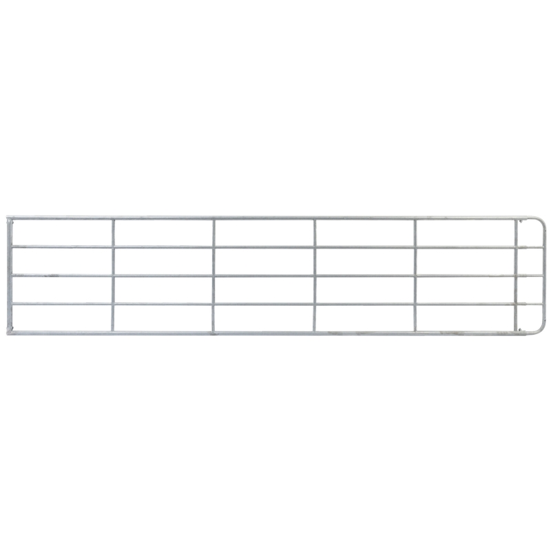 Barri&egrave;re d'herbage zingu&eacute;e 110 cm, r&eacute;glable, 5-6m - 442557