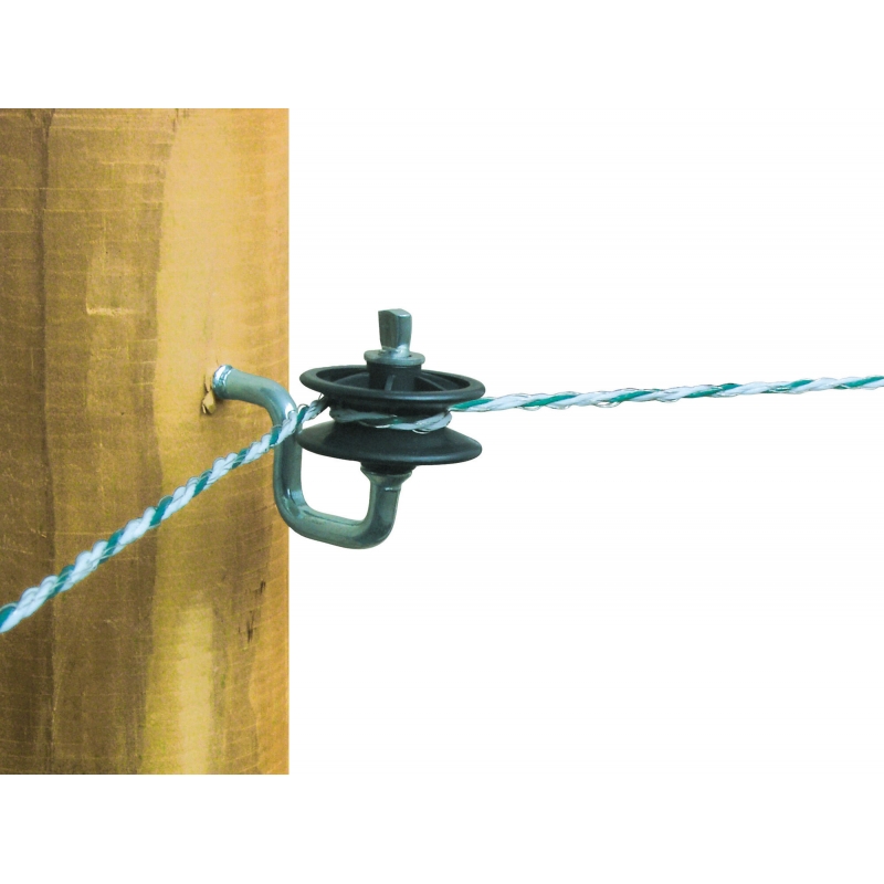 isolateur d'angle avec vis &agrave; bois noir - 44330