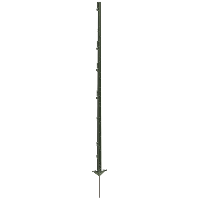 Piquet vert en pvc &agrave; double ma 156&nbsp;cm, double b&ecirc;che,vert - 4434932