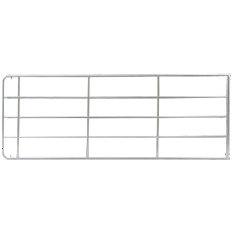 Barri&egrave;re d'herbage zingu&eacute;e 110 cm, r&eacute;glable, 3-4m - 44891