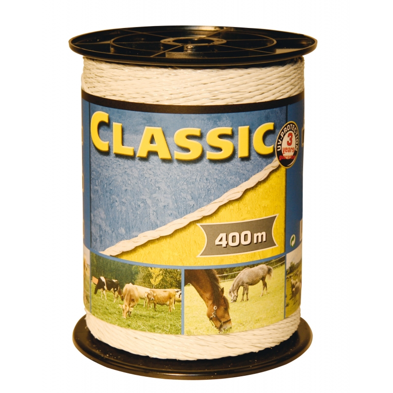 Fil Classic R9 400m blanc 9x0,20 inox - 449113