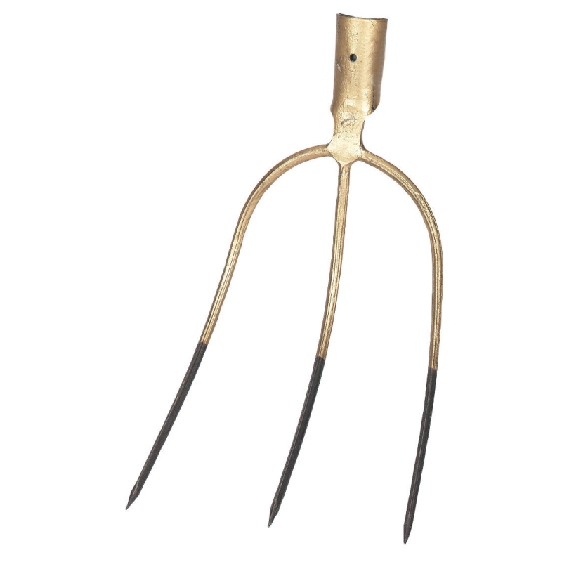 Fourche &agrave; paille sans manche 3 dts 28 x 21cm - 50105