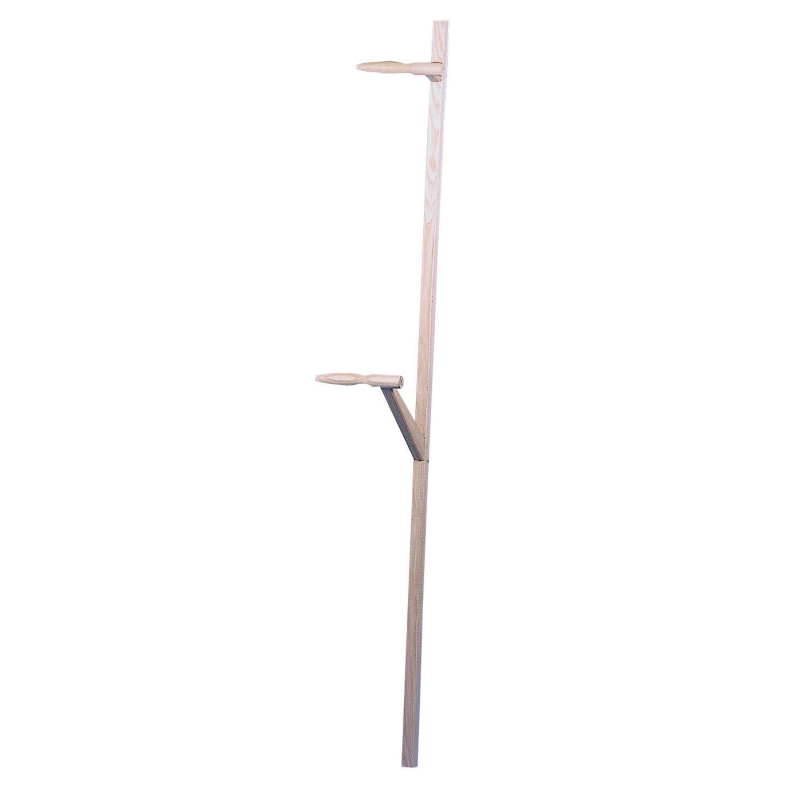 Houten zeisboom, 150 cm essen, twee houten grepen - 5025