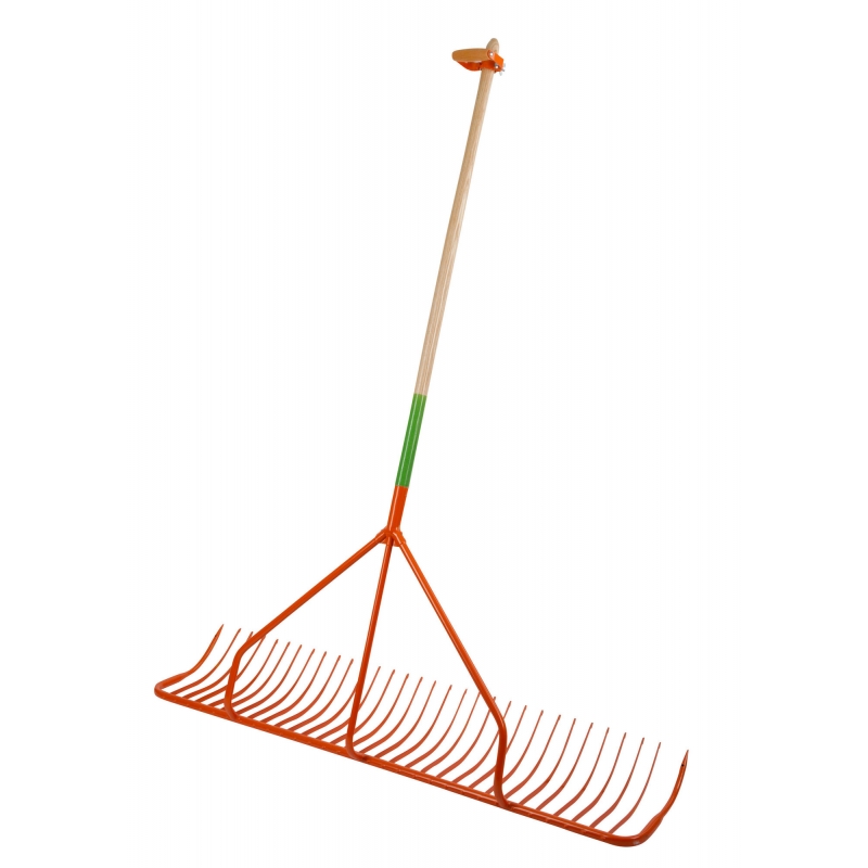 R&acirc;teau avec manche  avec dents externes, 131 cm - 50251
