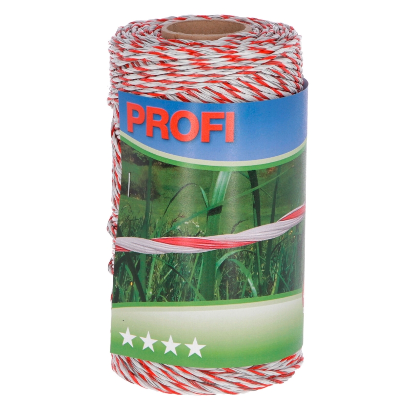 Fil Profi 6x0,30 TriC 200m blanc-rouge - 59511