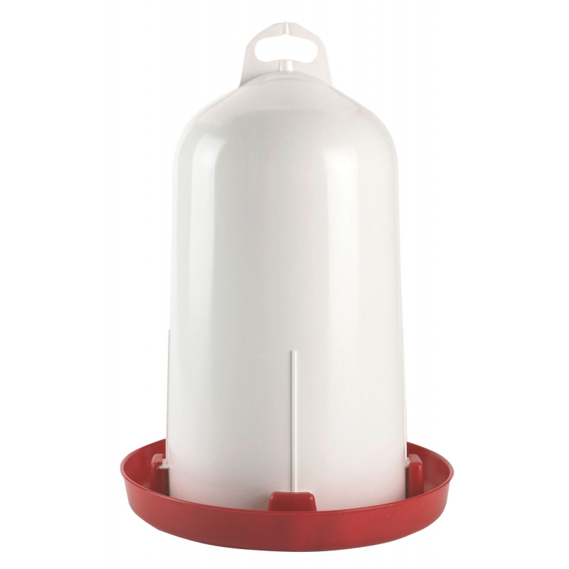 Drinkbak kunststof dubbelz. 12l voor kippen - 70215