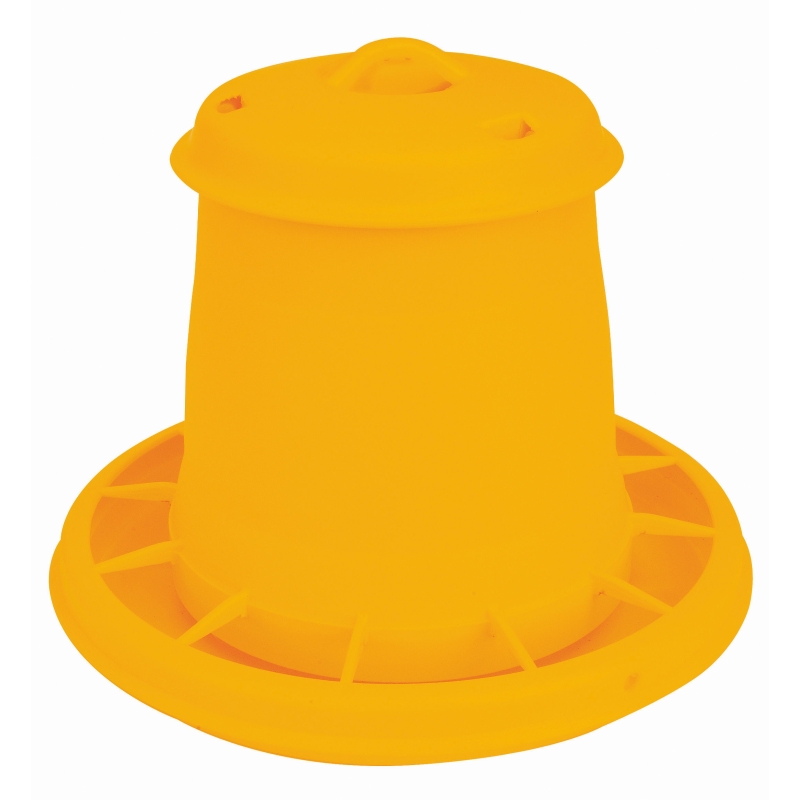 Nourrisseur &agrave; tr&eacute;mie PVC pour volaille 5,25l - 71126
