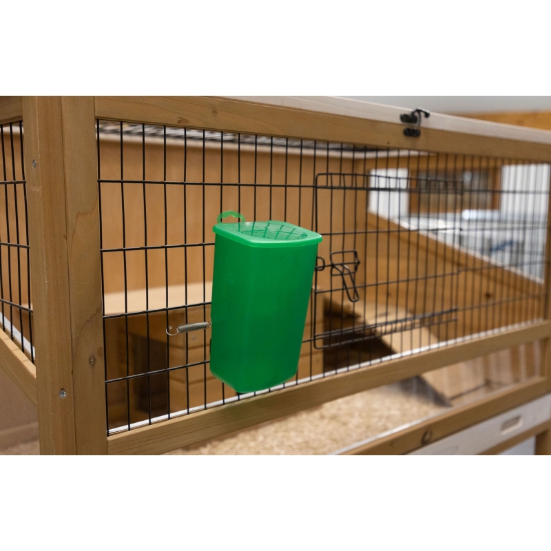 Drinkbak v. kleine dieren 1000 ml kunststof, groen - 74205