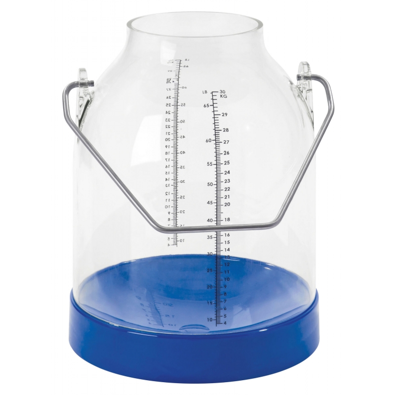Melkemmer 30 l met schaalver- deling blauw, beugelhoogte 143 - 151051