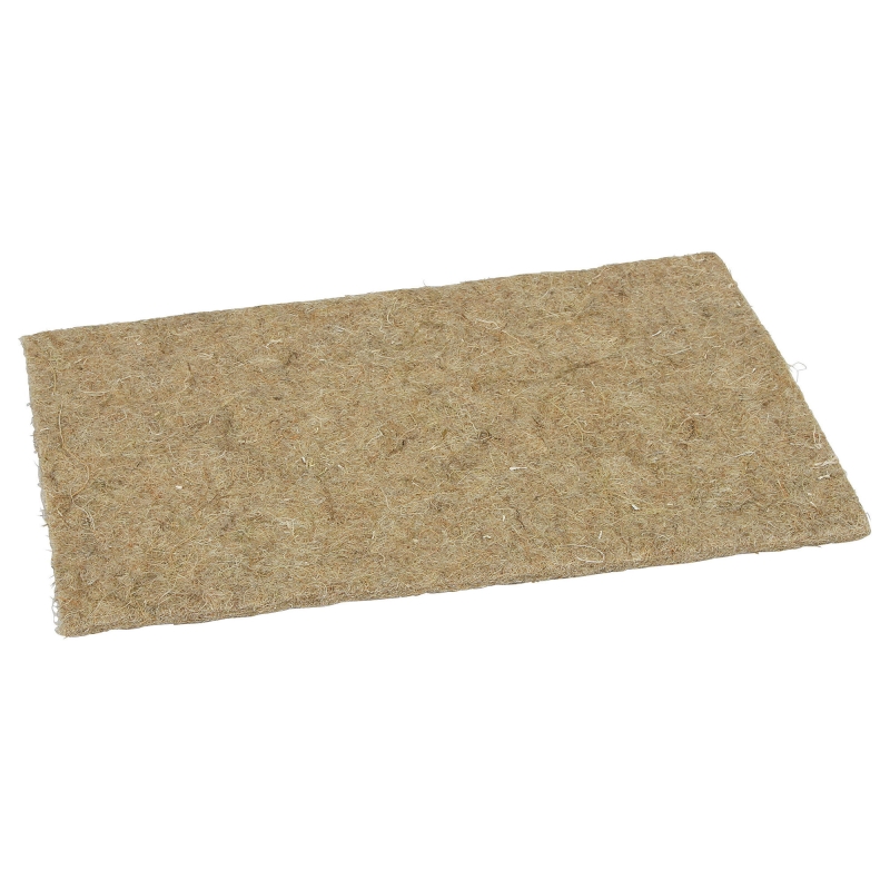 Knaagdiermat van 100% hennep 40x25x1 cm - 82744