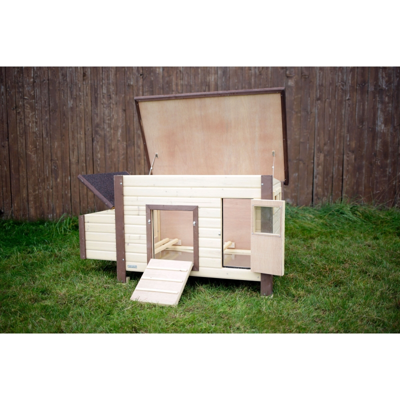 NoFrost thermo-kippenhok verwarmbaar, 146 x 74 x 82 cm - 82844