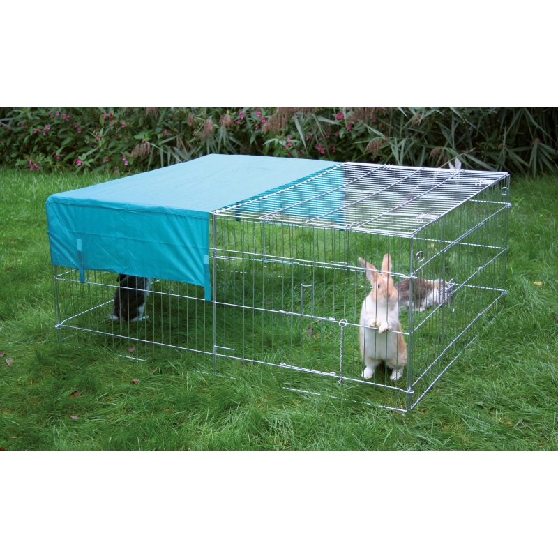 Enclos ext&eacute;rieur pour rongeur 144x112x60cm - 83172