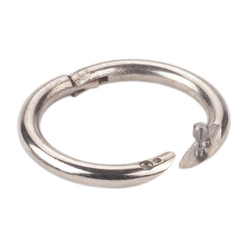 Stierenneusring vernikkeld, 52-54mm, 2 st. verpakt - 1111-2