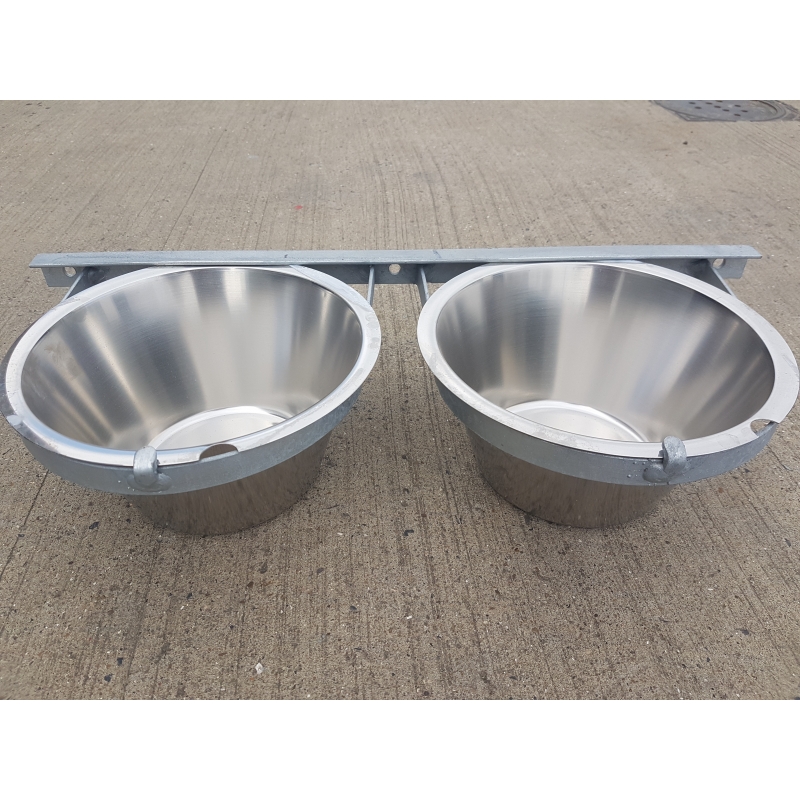 Gamelle double set avec 2 x 3l inox - ESDE0002
