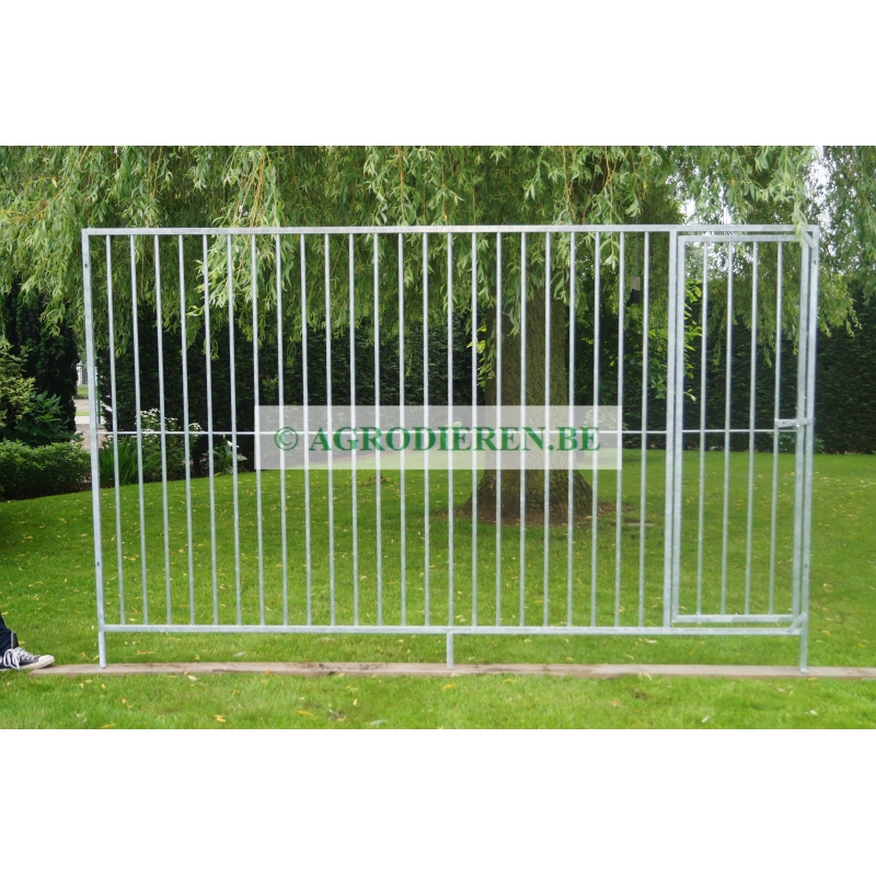 Spijlpaneel 184 H - 3 M - spijl 8 cm - met toegangsdeur in spijl - PAL80301