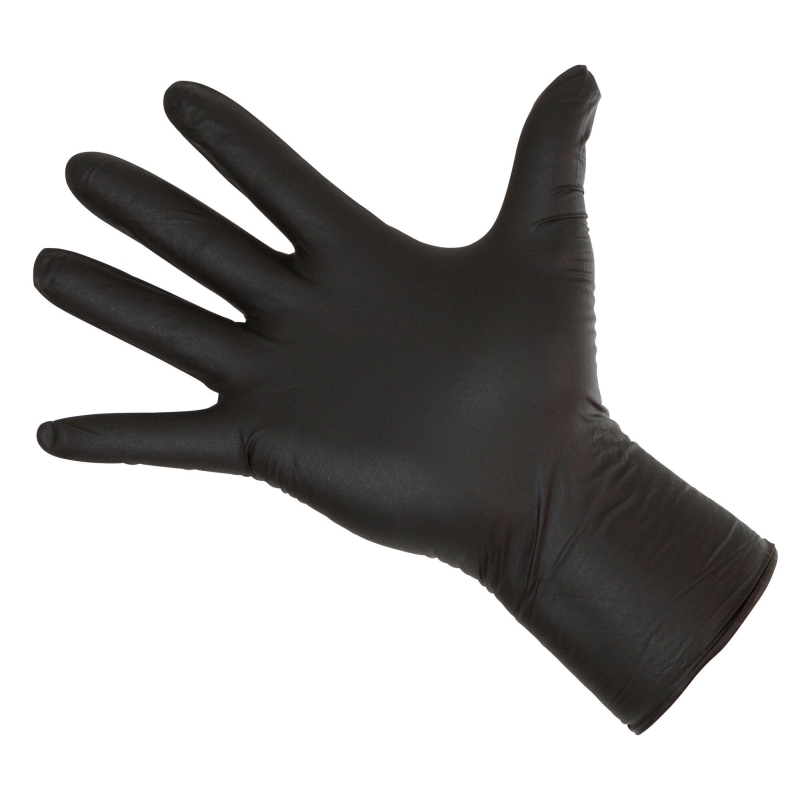 Nitrilhandschoenen Long Black 300mm, 50 stuks, maat S - 15320