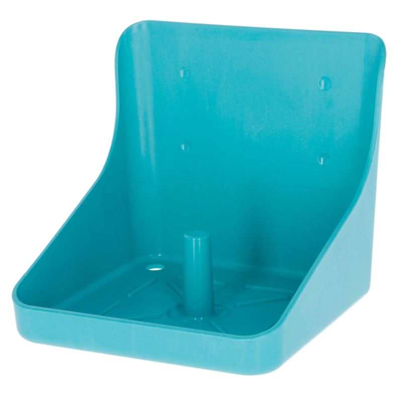 Lecksteinhalter aquamarin Kunststoff, eckig - 324794
