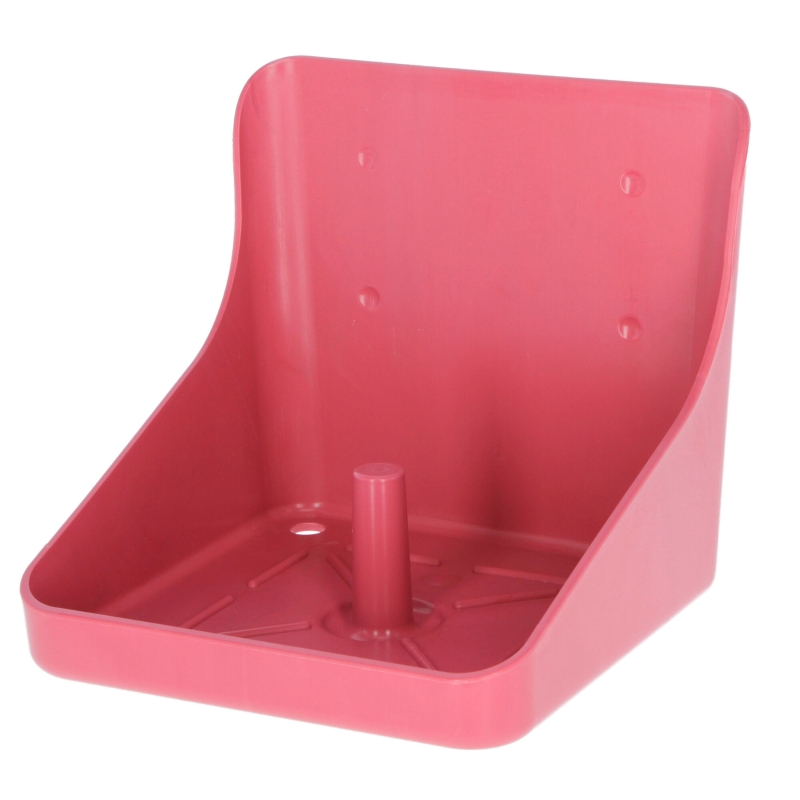 Lecksteinhalter rose Kunststoff, eckig - 324795