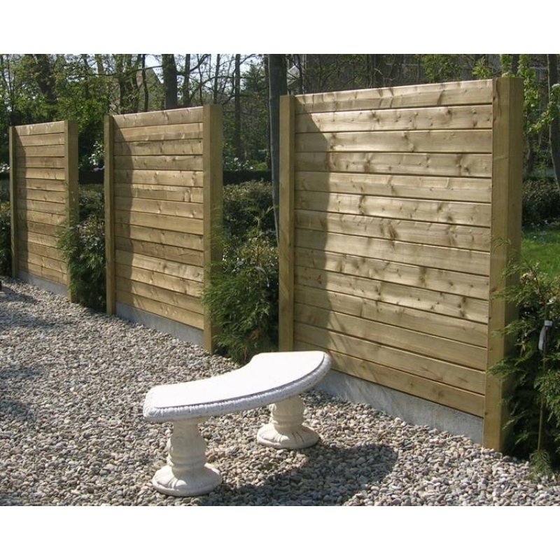 Tuinscherm in hout - losse latten - zelf samen te stellen Agrodieren - HSCH-OPBOUW-200-34X130