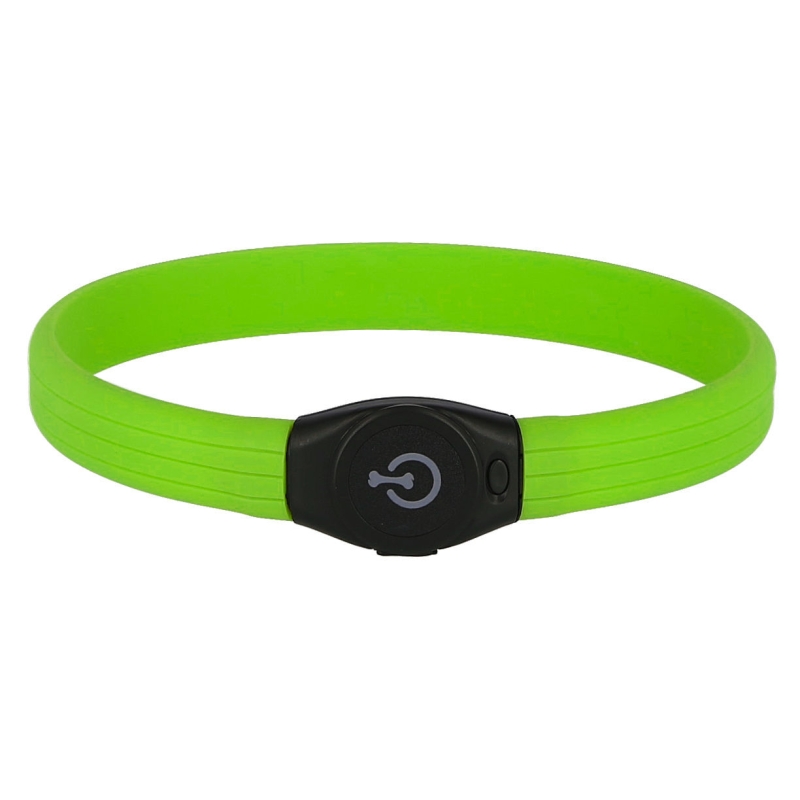 Maxi Safe LED-Halsband Langhaar, gr&uuml;n, 65x1,5cm - 80258