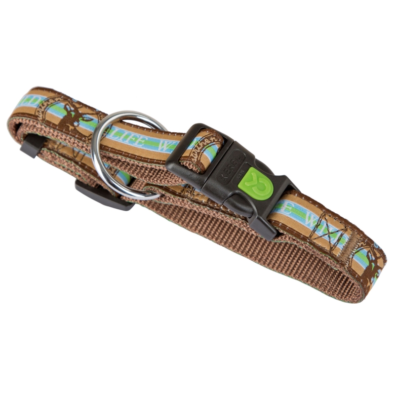 Halsband Wild Life bruin, 45-65cm-25mm - 80264