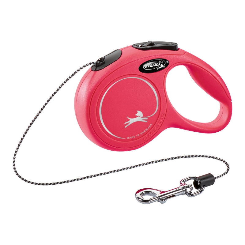 Laisse-corde Flexi Classic XS, 3 m, max. 8kg rouge - 80273