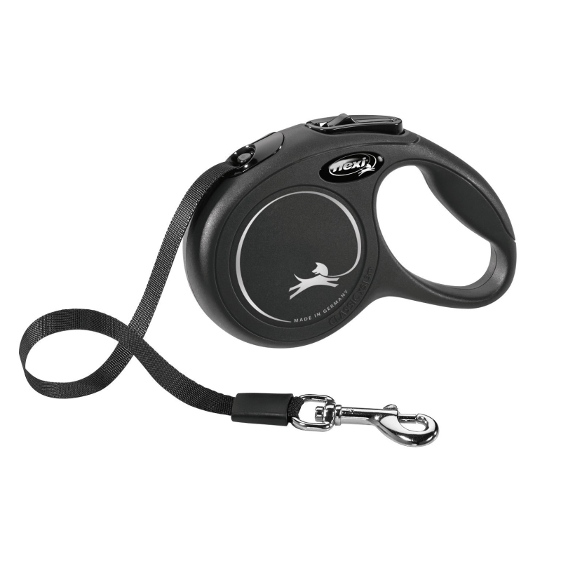 Laisse-corde Flexi Classic XS, 3 m, max. 12kg noir - 80287