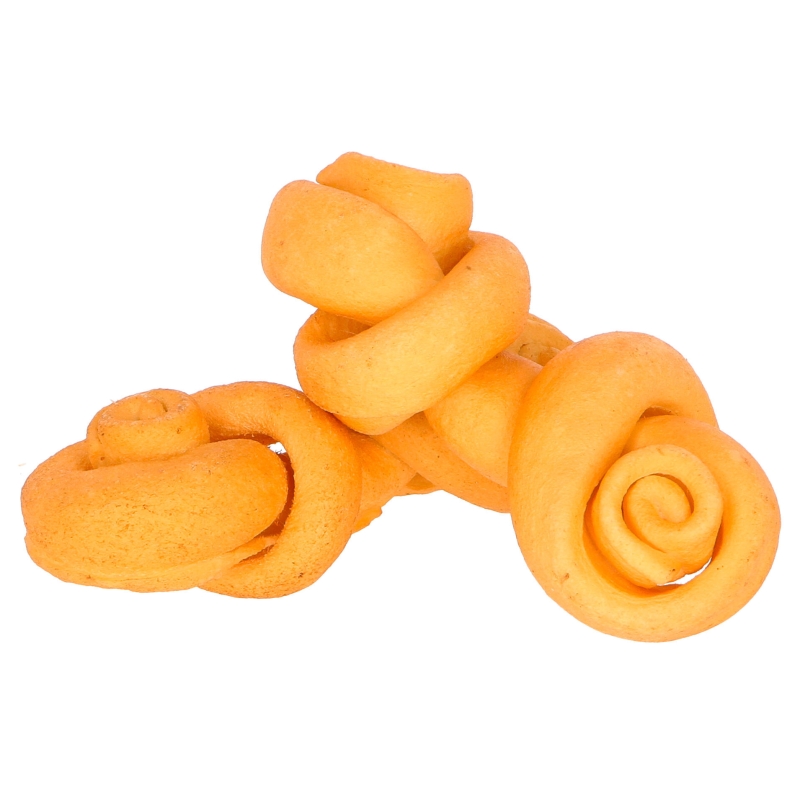 Schweinehaut Knoten ger&auml;uchert 10-12cm, 2 Stk.,  80g - 80705