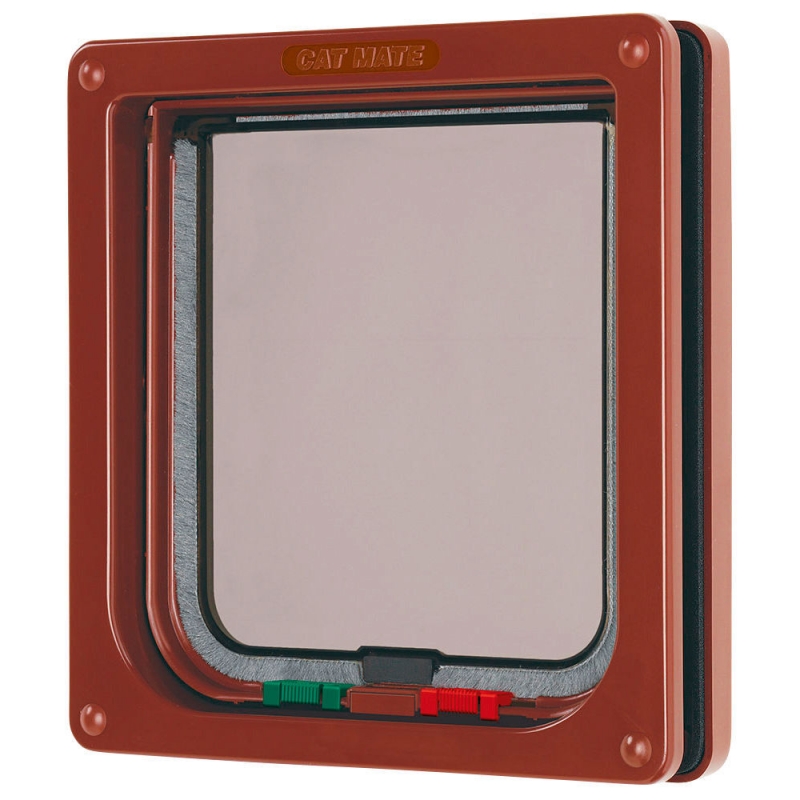 Cat Mate 4-weg kattenluiken bruin - 80860