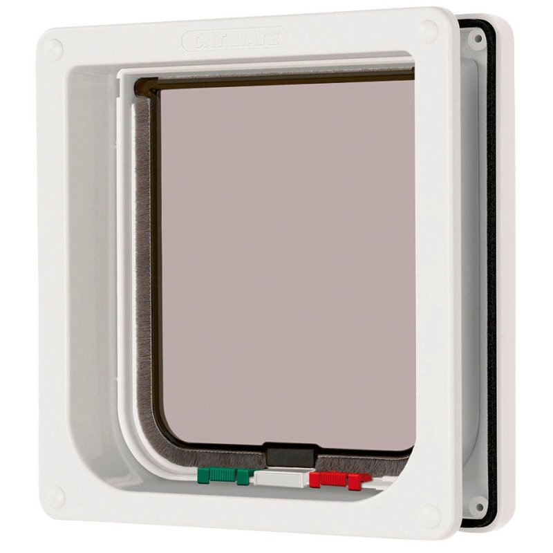 Cat Mate 4-weg kattenluiken met tunnel tot 50mm, wit - 80861