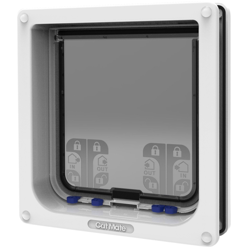 Cat Mate 4-weg kattenluiken XL wit - 80863