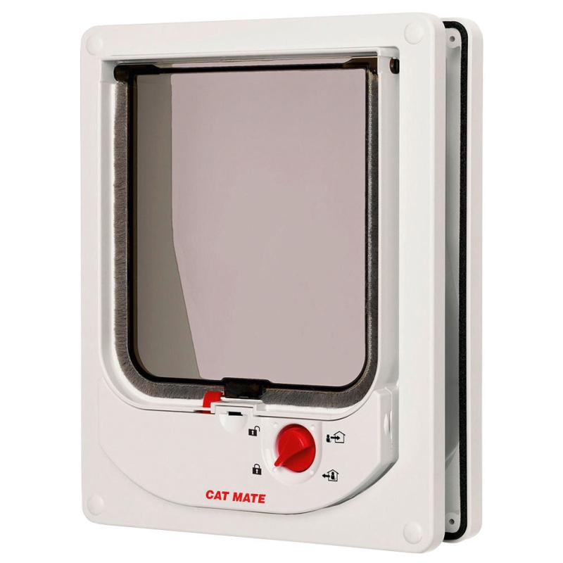 Chati&egrave;re 4 voies CatMate ouverture magn&eacute;tique, blanc - 80866